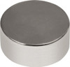 Mag-Mate 1/2" Diam x 13/64" High Neodymium Rare Earth Magnet 9.49 Lb Max Capacity, 180°F Max, Nickel Plated NE5020NP42 - 39158662