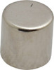 Mag-Mate 1/2" Diam x 1/2" High Neodymium Rare Earth Magnet 11.2 Lb Max Capacity, 200°F Max, Nickel Plated NE5050NP35 - 71551956