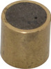 Mag-Mate 3/8" Diam x 3/8" High, 2-1/2 Lb Average Pull Force, 5 Lb Max Pull Force, Neodymium Rare Earth Shielded Magnet Brass Shield, 0.032" Shielding Wall Thickness RBS3737 - 05762182