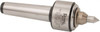 Royal Straight Shank, 2-1/4" Head Diam Live Center 5,000 Max RPM, 1.69" Long Case, 1/2" Point Diam, 0.94" Point Len, 350 Lb Max Workpiece, Spring Loaded Point 10590 - 92399658