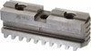 Bison 16" Max Chuck Diam Tongue & Groove Hard Lathe Chuck Master Jaws Steel, 0.7496" Groove Width, 1.4173" OAW x 5.1181" OAL 7-885-316 - 08579302