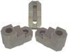 H&R Mfg. No Max Chuck Diam, Tongue & Groove Hard Lathe Chuck Top Jaws 2 Steps, Mild Carburized Steel, 1/2" Groove Width, 1-1/2" OAW x 5.26" OAL x 2-3/4" OAH HR-15 STGRJ - 76554807