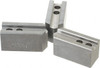 Abbott Workholding 6-1/2" Chuck Capacity, 1/16" x 90 Serrated Attachment, Square Soft Lathe Chuck Jaw 3 Jaws, Steel, 0.65" Btw Mount Hole Ctrs, 3" Long x 1-1/4" Wide x 1-1/2" High, 0.551" Groove, 0.3937" & 10mm Fastener SMW6.5S - 04229209