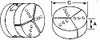 Abbott Workholding 7" & Up Chuck Capacity, Northfield Attachment, Round Soft Lathe Chuck Jaw 3 Jaws, Aluminum, 6.92" Wide x 2" High AL-3-7-2 - 04230090