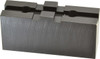 Bison 8" Chuck Capacity, Tongue & Groove Attachment, Square Soft Lathe Chuck Jaw 1 Jaw, Steel, 1-3/4" Btw Mount Hole Ctrs, 3-1/2" Long x 1-1/16" Wide x 1.713" High, 5/16" Groove 7-884-308 - 03192788