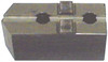 H&R Mfg. 5 to 6" Chuck Capacity, Tongue & Groove Attachment, Square Soft Lathe Chuck Jaw Steel, 1-1/2" Btw Mount Hole Ctrs, 3-3/16" Long x 1-1/4" Wide x 1-5/8" High, 5/16" Groove HR-459-P - 06829584
