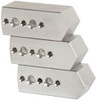 Northfield Precision Instrument Corp. 4" & Up Chuck Capacity, Northfield Air Style Attachment, Square Soft Lathe Chuck Jaw 3 Jaws, Aluminum, 1.895mm Long x 3/4" Wide x 3/4" High AL-1-4-3/4 - 03299252