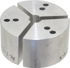 Northfield Precision Instrument Corp. 4" & Up Chuck Capacity, Northfield Air Style Attachment, Round Soft Lathe Chuck Jaw 3 Jaws, Aluminum, 3.92" Wide x 2" High AL-3-4-2 - 03299336