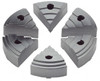Value Collection 2.16" Chuck Capacity, JF Attachment, Round Soft Lathe Chuck Jaw 6 Jaws, Steel 193269.00 - 02104354