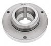 Bison Adapter Back Plate for 6-1/4" Diam Self Centering Lathe Chucks L-00 Mount, 2-3/4" Through Hole Diam, 5.51mm ID, 6.3" OD, 0.79" Flange Height, Steel 7-879-9061 - 08610727