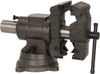 Palmgren 5-1/8" Jaw Width x 4, 4-1/2" (V-Jaw Jaw Opening, 3-1/2" Throat Depth, Bench & Pipe Combination Vise 1/4 to 3-1/2" Pipe Capacity, Bolt Down Swivel Base, Cast Iron (Body), Steel (Jaw Plate) 9629503 - 85142321