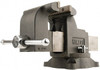 Wilton 4" Jaw Width x 4" Jaw Opening, 2-3/4" Throat Depth, Bench & Pipe Combination Vise 5/8 to 2" Pipe Capacity, Bolt Down Swivel Base, Cast Iron 63300 - 09794256