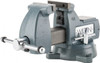 Wilton 4" Jaw Width x 4-1/2" Jaw Opening, 3-7/16" Throat Depth, Bench & Pipe Combination Vise 1/4 to 2" Pipe Capacity, Bolt Down Swivel Base, Ductile Iron 21300 - 95608311