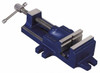 Gibraltar 4" Jaw Opening Capacity x 1-1/2" Throat Depth, Horizontal Drill Press Vise 3-1/2" Wide Jaw, Stationary Base, Standard Speed, 12-1/2" OAL, Cast Iron G-112402 - 70038013