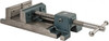 Wilton 6-3/4" Jaw Opening Capacity x 2-1/8" Throat Depth, Horizontal Drill Press Vise 6" Wide x 2-1/8" High Jaw, Stationary Base, Rapid Action, 17.1" OAL x 4.3" Overall Height, Cast Iron 63243 - 67633016