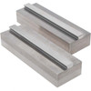 Kurt 6" Wide Steel 2-Jaw Standard Vise Jaw Set Hard Jaws, Bolt-On, 1.98" Jaw Height x 1" Jaw Thickness DJ606S-JAWKIT - 48298699