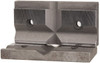 Cardinal Tool 3" Wide x 1.5mm High, V-Groove Vise Jaw Hard, Steel, Fixed Jaw, Compatible with 3" Vises 3-VJP - 09240201