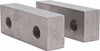 Gibraltar 4-1/8" Wide x 1-1/2" High x 1" Thick, Flat/No Step Vise Jaw Soft, Aluminum, Fixed Jaw, Compatible with 4" Vises 428-1061 - 04969671