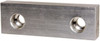 Gibraltar 5" Wide x 1-1/2" High x 3/4" Thick, Flat/No Step Vise Jaw Soft, Aluminum, Fixed Jaw, Compatible with 5" Vises 428-1077 - 42052753