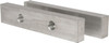 Gibraltar 12" Wide x 2-1/2" High x 1-1/4" Thick, Flat/No Step Vise Jaw Soft, Aluminum, Fixed Jaw, Compatible with 12" Vises 428-1078 - 42052787