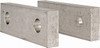 Gibraltar 6" Wide x 2" High x 3/4" Thick, Flat/No Step Vise Jaw Soft, Aluminum, Fixed Jaw, Compatible with 6" Vises 428-1089 - 56594047
