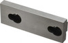 Kurt 3.969" Wide x 1-3/8" High x 35/64" ThickDouble Step Vise Jaw Steel, Fixed Jaw, Compatible with 4" Vises AJ400-236 - 09219528