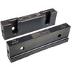 SnapJaws 4" Wide x 1.155" High x 0.55" Thick, Step Vise Jaw Hard, Steel, Fixed Jaw, Compatible with 4" Vises 4HSJ-865 - 03722097