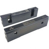 SnapJaws 6" Wide x 1.53" High x 0.73" Thick, Step Vise Jaw Hard, Steel, Fixed Jaw, Compatible with 6" Vises 6HSJ-240 - 03722154