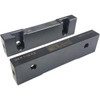 SnapJaws 6" Wide x 1-1/2" High x 3/4" Thick, Flat/No Step Vise Jaw Soft, Steel, Fixed Jaw, Compatible with 6" Vises 6MSJ-150 - 03722436