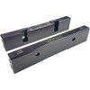 SnapJaws 8" Wide x 1.53" High x 0.73" Thick, Step Vise Jaw Steel, Fixed Jaw, Compatible with 6" Vises 6ESJ100 - 90215211