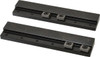 Mitee-Bite 2 Piece, 5-3/4 x 1-1/4" Magnetic Chuck Gripping Rails 0.58" High, Carbon Steel, Black Oxide Finish 26180 - 62019070