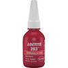 Loctite 10 mL Bottle, Red, High Strength Liquid Threadlocker Series 263, 24 hr Full Cure Time, Hand Tool, Heat Removal 1330583 - 43243021