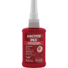 Loctite 50 mL Bottle, Red, High Strength Liquid Threadlocker Series 263, 24 hr Full Cure Time, Hand Tool, Heat Removal 1330585 - 43243039