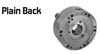 STM 20" 3 Jaw Cast Iron Scroll Chucks, 2pc Hard Reversible Jaws, Plain Back - 4440735