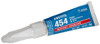 Loctite 0.11 oz Tube Clear Instant Adhesive Series 454, 15 sec Fixture Time, 24 hr Full Cure Time, Bonds to Plastic & Rubber 233998 - 00256800