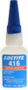 Loctite 1 oz Bottle Clear Instant Adhesive Series 416, 30 sec Fixture Time, 24 hr Full Cure Time, Bonds to Metal, Plastic & Rubber 135452 - 88545728