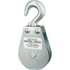 Block Division 600 Lbs. Load Limit, Swivel Hook Block Single Sheave, 2-1/8 Inch Outside Diameter, Wire Rope, 3/16 Inch Diameter, Eye, 3/8 Inch Inside Diameter, Carbon Steel, Zinc Plated Finish 02078-SN-C - 67326884