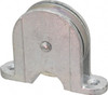 Value Collection Single Closed Upright Mount Guidance Pulley Sheave, 3 Inch Outside Diameter, Wire Rope, 3/8 Inch Diameter, 0.235 Inch to 0.246 Inch Mounting Hole Diameter Iron, Galvanized Finish 013-#2 - 67328021