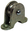 Value Collection Single Shield Upright Mount Guidance Pulley Sheave, 1-1/2 Inch Outside Diameter, Fibrous Rope, 3/8 Inch Diameter, 0.183 Inch to 0.194 Inch Mounting Hole Diameter Malleable Iron, Galvanized Finish 038-#1 - 67328443
