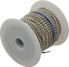 Made in USA Number 6 Trade Size Brass Ball Chain 0.127 Inch Ball Diameter, 25 Lbs. Tensile Strength, 100 Ft. Long , 69 Balls per Foot 00011P - 01727007