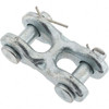Value Collection Yellow Chromate Steel Double Clevis Link 4,600 Lb Load Limit BDNA-32690 - 52683828