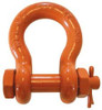 CM 1/2" Nominal Chain Size, 3 Ton Carbon Steel Bolt Anchor Shackle 23/32" Diam, 5/8" Pin Diam, 13/16" Wide Inside Jaw, 1-5/32" Inside Width M850P - 06980684