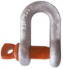 CM 5/8" Nominal Chain Size, 4.5 Ton Carbon Steel Screw Chain Shackle 27/32" Diam, 3/4" Pin Diam, 1-1/16" Wide Inside Jaw, 1-1/16" Inside Width M751G - 64618440