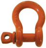 CM 1/2" Nominal Chain Size, 3 Ton Carbon Steel Screw Anchor Shackle 23/32" Diam, 5/8" Pin Diam, 13/16" Wide Inside Jaw, 1-5/32" Inside Width M650P - 64618689