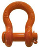 CM 1/2" Nominal Chain Size, 3 Ton Carbon Steel Round Anchor Shackle 23/32" Diam, 5/8" Pin Diam, 13/16" Wide Inside Jaw, 1-5/32" Inside Width M350P - 64618713