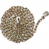 PRO-SOURCE Welded Chain, Chain Grade: 70, Trade Size: 3/8, Load Capacity (Lb.): 6600, Finish/Coating: YLW, Type: Standard Link, Length (Feet): 25 PSLT005 - 15821259