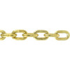 Value Collection 1/4" Welded Steel Chain 3,150 Lb Capacity, Grade 70, Yellow Chromate Zinc Finish WS-MH-CHN-036 - 66344318