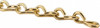 Made in USA 0.192" Diam Steel Single Jack Chain 88 Lb Load Limit, #6, Brass Plated Finish 54357 - 67775601