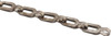 Made in USA 0.028" Diam Steel Plumbers Safety Chain 63 Lb Load Limit, #2, Standard Finish, 0.7" Inside Length 54672 - 67776443