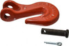 Campbell 1/4 Inch Chain Diameter, Grade 70 Clevis Hook 4,100 Lbs. Load Capacity, 3/08 Inch Inside Diameter, 11/32 Inch Pin Diameter, 5/16 Inch Hook Throat 4503315 - 67781963